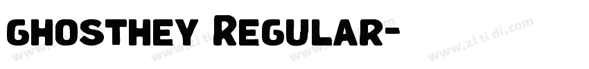 ghosthey Regular字体转换